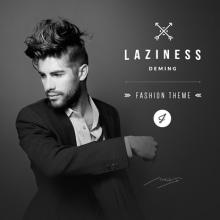 Laziness psd Theme. Een project van UX / UI,  Art direction y  Webdevelopment van Julián Pascual - 12.05.2014