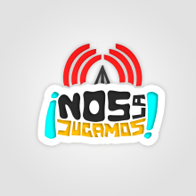NosLaJugamos -Propuesta- Logotipo Canal de Radio NosLaJugamos!. Traditional illustration, and Graphic Design project by Eloy Pardo Rouco - 05.14.2014