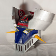 Casco Mazinger Z. Arts, and Crafts project by Jose Maria Gallego Guillen - 03.08.2014