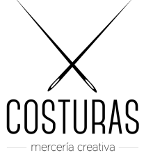 Logotipo Costuras · mercería creativa. Un proyecto de Diseño de Luis Ramos - 11.02.2014