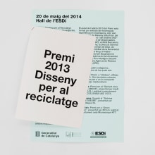 Design Awards for Recycling. Un proyecto de Diseño editorial, Diseño gráfico y Tipografía de Xavi Martínez Robles - 17.05.2014