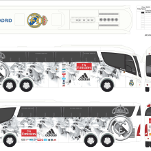Bus Real Madrid. Un proyecto de Diseño, Publicidad y Diseño gráfico de Carlos De Luz Muñoz - 18.05.2014