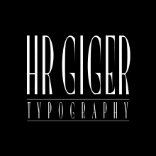 HR GIGER type (free font). Un proyecto de Diseño y Tipografía de JuanJo Rivas - 13.05.2014