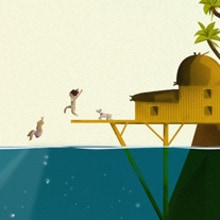 Isla Piña. Design, Traditional illustration, and Graphic Design project by Pedro Alón - 05.19.2014