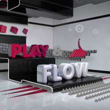 Play & flow. 3D, e Tipografia projeto de José León - 20.05.2014