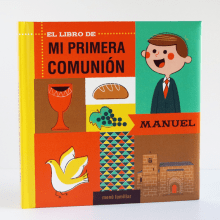 Libro Primera Comunión. Un proyecto de Ilustración tradicional y Diseño editorial de Menú familiar - 19.05.2014