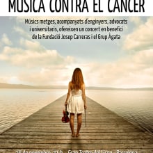 Música contra el cáncer - Teatre del Liceu. Een project van Grafisch ontwerp van Jose Fernando López Viciana - 14.11.2013