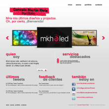 Ejercicios de Maquetación y Diseño Web. Web Design project by Gonzalo Martín Elola - 05.22.2014