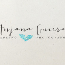 Logotipo (Anjana Guerras fotografía). Un projet de Design graphique , et Webdesign de Almudena Guerras - 26.05.2014