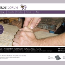 Percheros Lorum - Tienda Online de productos artesanales. Design, and Web Design project by Color Vivo Internet - 01.31.2014