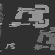 Proyectos modelado 3D (zbrush, unreal 3, 3ds max). Un proyecto de Diseño de personajes, Diseño de juegos y Escultura de Daniel de la Calva Carvajal - 06.05.2014