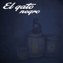 El gato negro. Projekt z dziedziny Trad, c, jna ilustracja, Programowanie,  Animacja,  Manager art, st, czn, Grafika ed, torska, Projektowanie interakt i wne użytkownika Alejandra Dorantes Reséndiz - 26.05.2014