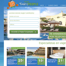 Web Viajesturypeople. Un proyecto de Ilustración tradicional, Diseño gráfico y Diseño Web de Alejandro Sáez (TLM) - 29.09.2013