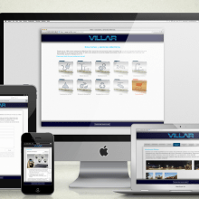 Villar | soluciones y servicios eléctricos. Br, ing, Identit, and Web Design project by Laura del Villar - 05.29.2014