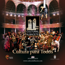 Consorcio Cultural Albacete. Design, Publicidade, Design editorial, e Design gráfico projeto de Francisco Moreno Sánchez-Aguililla - 29.05.2014