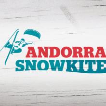 Andorra Snowkite. Imágen Gráfica de Evento Deportivo. Traditional illustration, Events, and Graphic Design project by Carlos Cañellas - 03.07.2012