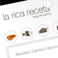 La Rica Receta Branding and Web design. Br, ing, Identit, Web Design, and Web Development project by Eva Vázquez - 05.31.2014