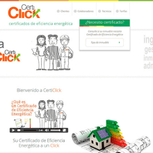 Certiclick. Projekt z dziedziny Web design, Tworzenie stron internetow i ch użytkownika Jaime Martínez Martín - 01.06.2014