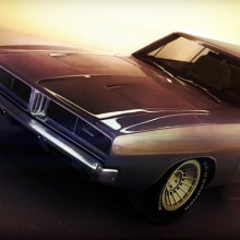 Dogde Charger 1969. 3D, Art Direction, Automotive Design, Photograph, and Post-production project by Alfredo Gutierrez Moreno "Fredo" - 06.03.2014