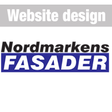 Nordmarkens Fasader's website. Web Design projeto de Javier Mariño - 02.06.2014