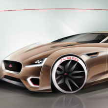 Jaguar XB26. Automotive Design & Industrial Design project by Álvaro Báez Domènech - 06.04.2014