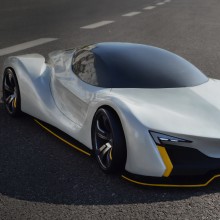 Opel Aserta GT Concept. Een project van Auto-ontwerp e Industrieel ontwerp van Álvaro Báez Domènech - 04.06.2014