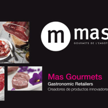 Mas Gourmets. Un proyecto de Diseño y Diseño editorial de Mediactiu estudio diseño grafico Barcelona - 05.06.2014