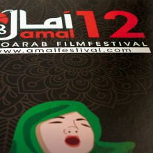 Cartel para el filmfestival Amal. Un proyecto de Diseño, Publicidad y Diseño gráfico de Antía Méndez Conde-Pumpido - 09.06.2014