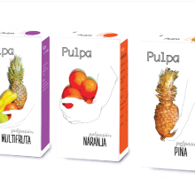 Zumo PULPA. Design, Traditional illustration, Br, ing, Identit, Packaging, and Product Design project by Garroina - 06.10.2014