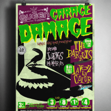 Garage Damage. Un progetto di Design, Illustrazione tradizionale e Musica di Jacobo García Peñalver - 03.11.2013