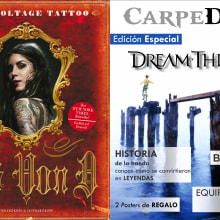 Revista - Dream Theater - Proyecto Universitario. Graphic Design project by Andrea Torrealba - 01.29.2013