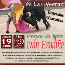 Cartel Toros en Las Ventas. Un proyecto de Diseño gráfico de Vanessa Maestre Navarro - 09.06.2014
