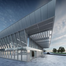 CG Images - Arquitectura estación de Ferrocarriles. Photograph, 3D, and Architecture project by Noel Zaragoza - 06.12.2014