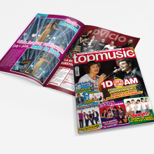 Revista Top Music. Design, Editorial Design, Graphic Design, and Product Design project by Victoria Ballesteros Núñez - 06.14.2014
