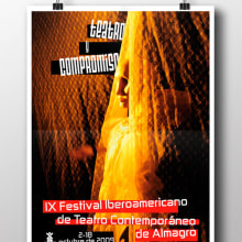 Cartel Teatro. Design gráfico projeto de Gerardo Gujuli Apellaniz - 15.06.2014