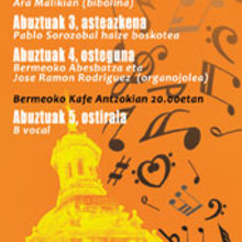 Publicidad Semana de la música de Bermeo. Publicidade, e Design gráfico projeto de Gerardo Gujuli Apellaniz - 15.06.2014