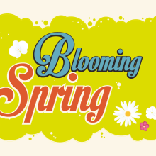 Blooming spring. Ilustração tradicional, e Design gráfico projeto de Esther Maroto Esteban - 17.06.2014
