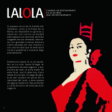 LaLola Restaurante. Fotografia, Design editorial, e Design gráfico projeto de Carlos Ramos Calatayud - 18.06.2014