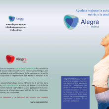 Díptico Alegramente. Un proyecto de Diseño, Diseño editorial y Diseño gráfico de anaipunto - 19.06.2014