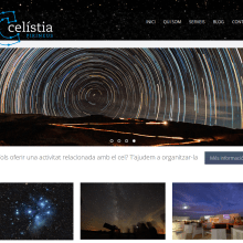 Celísita Pirineus. Web Design projeto de Olga Cuevas i Melis - 19.06.2014