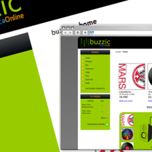 Buzzic - Tienda de Música Online. UX / UI, Web Design, and Web Development project by Paula Rubiera García - 05.31.2010