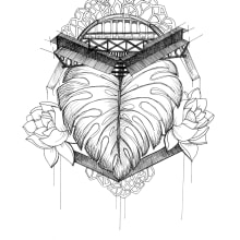 '52 Crystal Palace. Ilustração tradicional, Moda, e Design gráfico projeto de Rocío Peralta - 20.06.2014