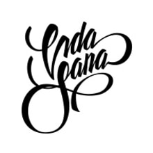Vida Sana lettering. Design gráfico, e Tipografia projeto de Óscar Lorenzo - 23.06.2014