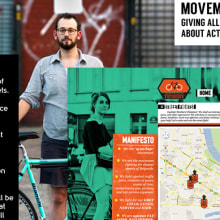 UNDP - Cycling Belgrade. Advertising, Interactive Design, and Web Design project by Rade Saptovic - 08.18.2011