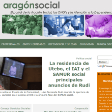 Portal acción social. Desenvolvimento Web projeto de Guillermo Lázaro Alsina - 28.06.2014