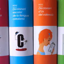 Diccionarios escolares. Un proyecto de Diseño, Diseño editorial y Diseño gráfico de Estudio Pep Carrió - 30.06.2012