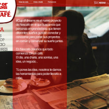 Cup Of Dreams- Campaña para Nescafé (El Sol Bilbao 2014). Publicidade, Br, ing e Identidade, Design gráfico, Multimídia, e Web Design projeto de Leticia Gómez Aguado - 01.07.2014