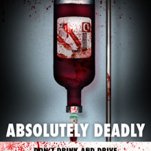 Absolutely Deadly. Advertising, Art Direction, and Graphic Design project by Mauricio Fernandez - 05.16.2014