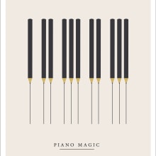 Piano. Un proyecto de Ilustración tradicional y Música de Sr Bermudez - 04.06.2014