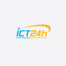 ICT24h | Logo design. Un proyecto de Diseño, Dirección de arte, Br, ing e Identidad, Diseño gráfico y Diseño Web de Fancy Design - 08.07.2014